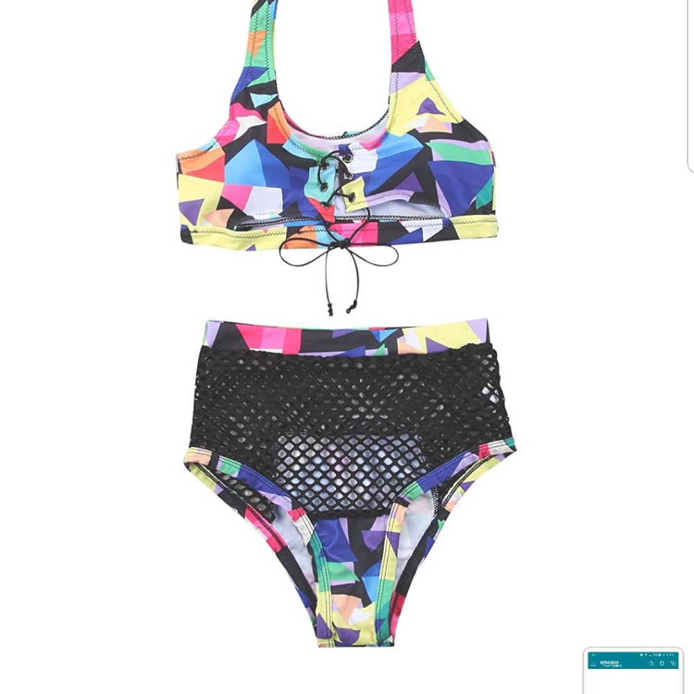 Sexy Women 2-Pieces Lace up Bandage Bikini - Picture 2 of 6